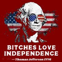 Bitches Love Independence Funny Founding Fathers 4th Of July Hat thumb 2