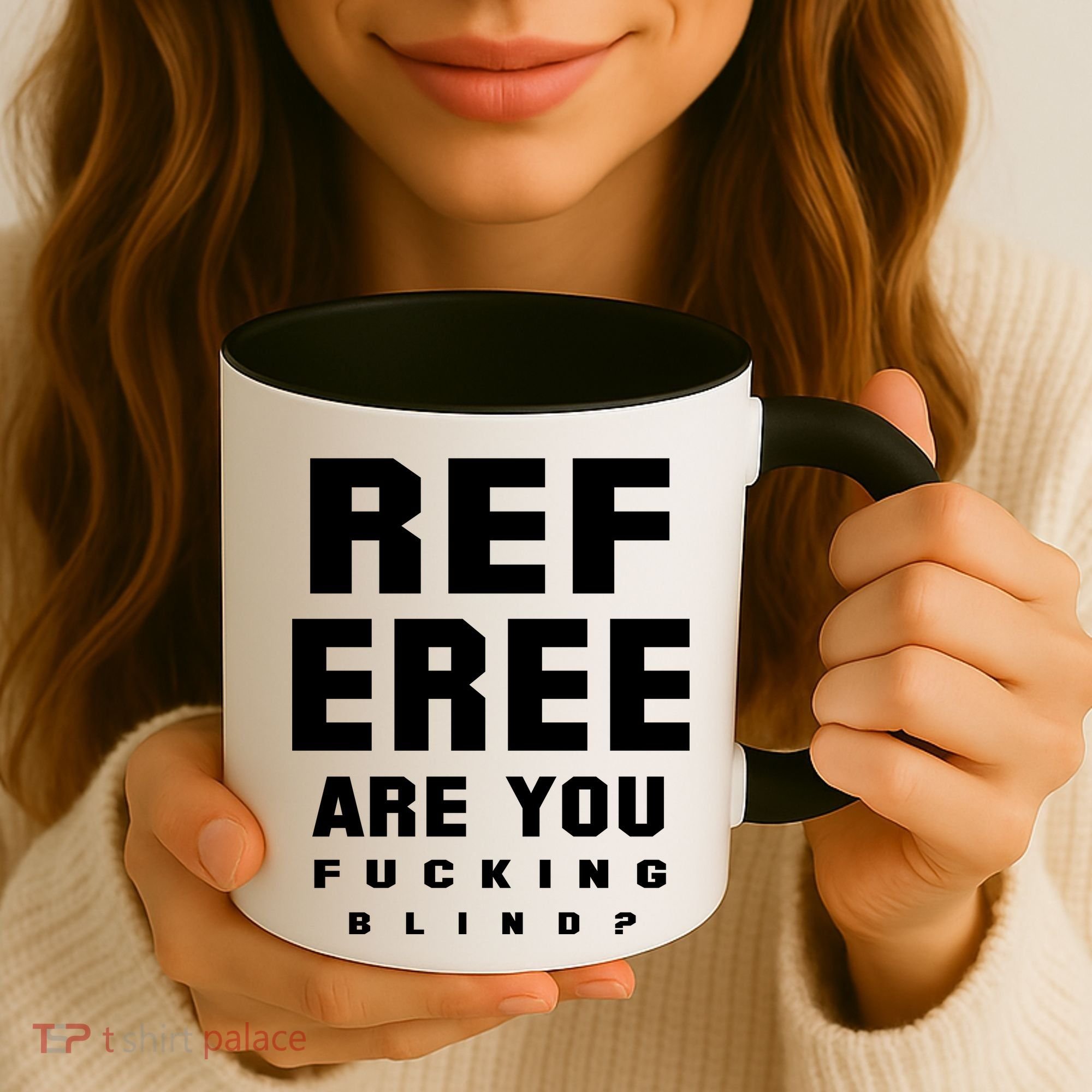 Blind Referee Funny Coffee Mug