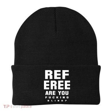 Blind Referee Funny Beanie