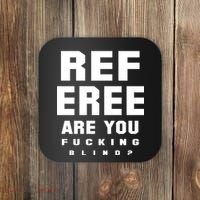 Blind Referee Funny Coaster thumb 0
