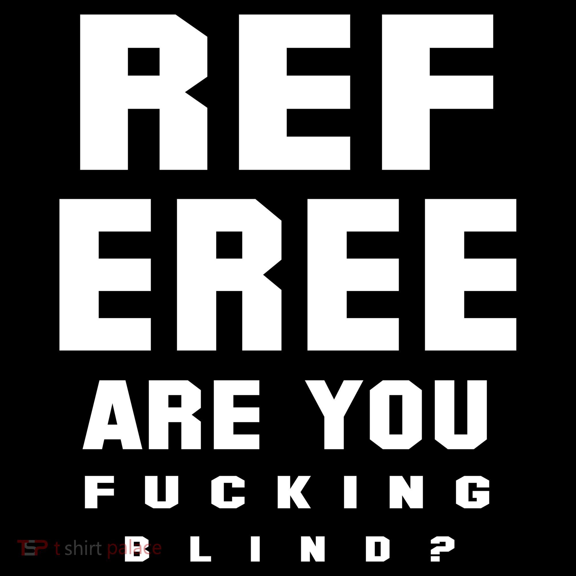 Blind Referee Funny Coaster