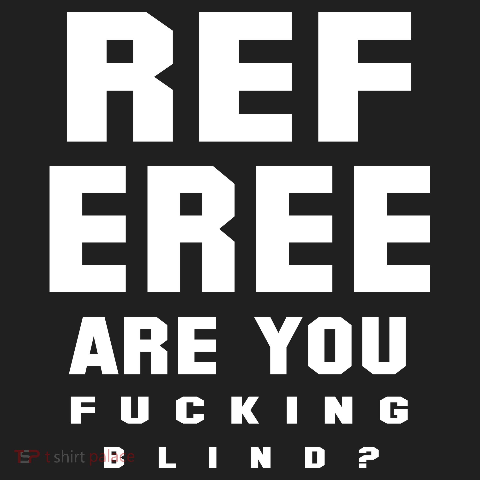 Blind Referee Funny Tumbler