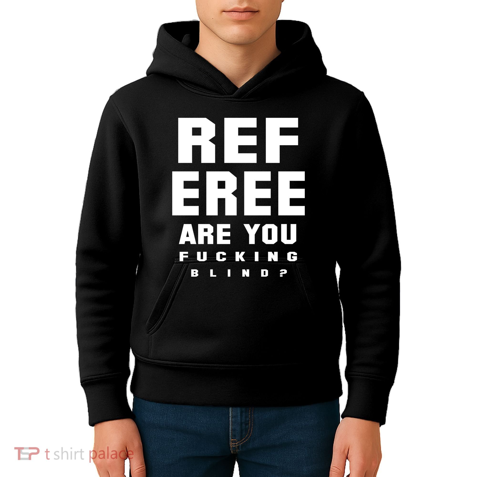 Blind Referee Funny Kids Hoodie