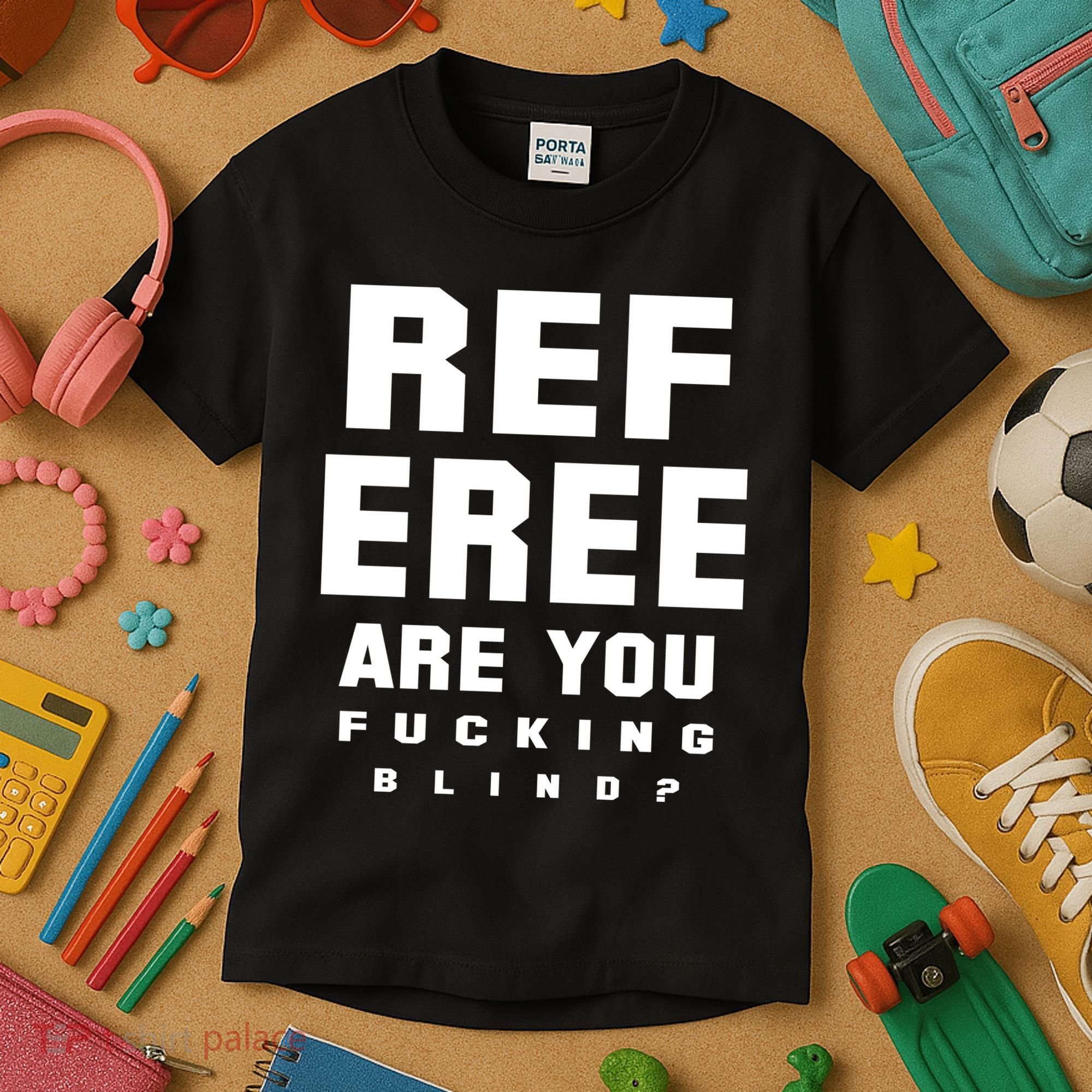 Blind Referee Funny Kids T-Shirt