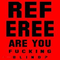 Blind Referee Funny Santa Hat thumb 1