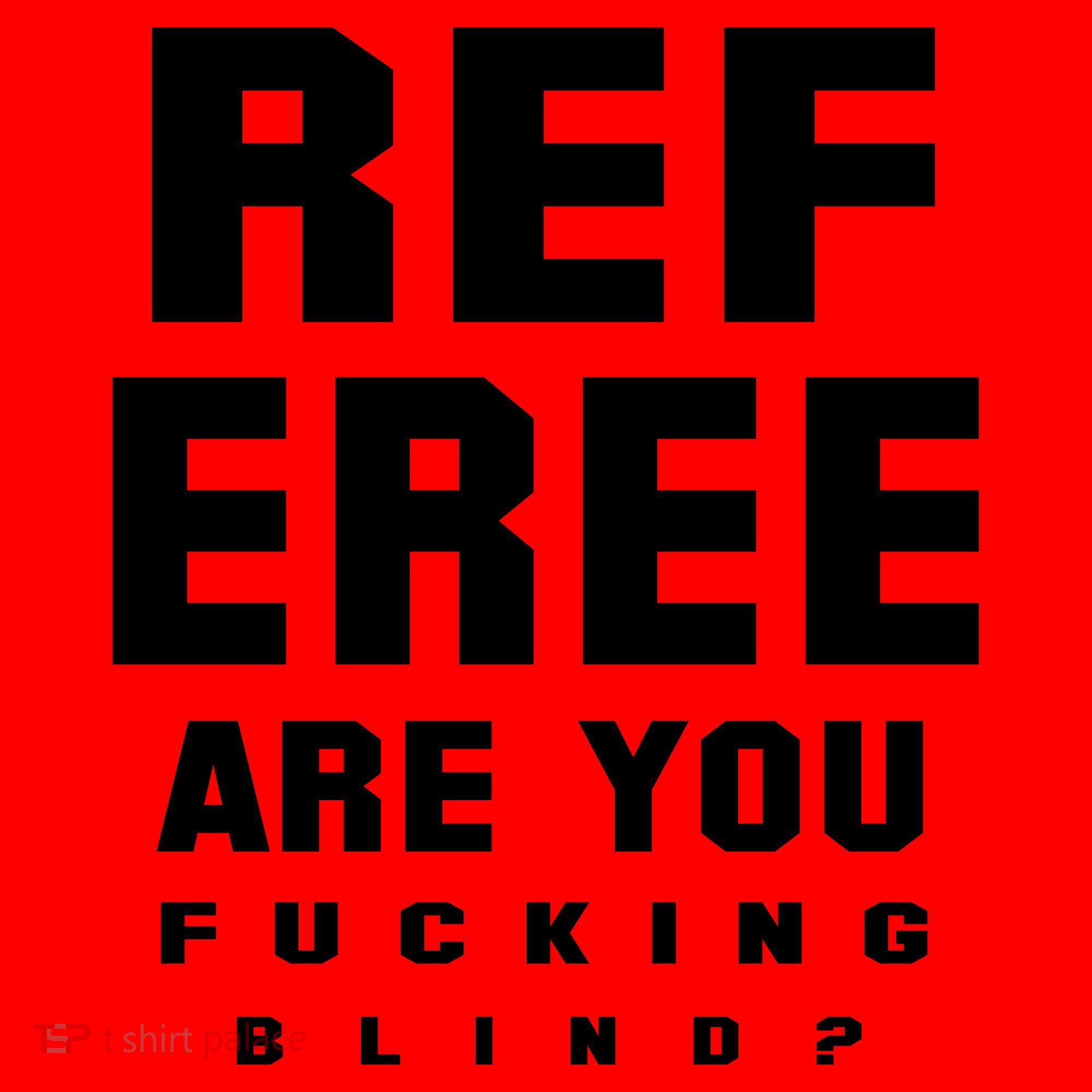 Blind Referee Funny Santa Hat