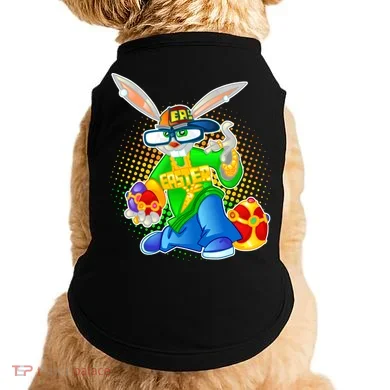 Blinged Easter Bunny Doggie Tank