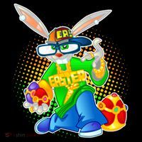 Blinged Easter Bunny Bucket Hat thumb 4