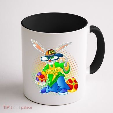 Blinged Easter Bunny Coffee Mug back