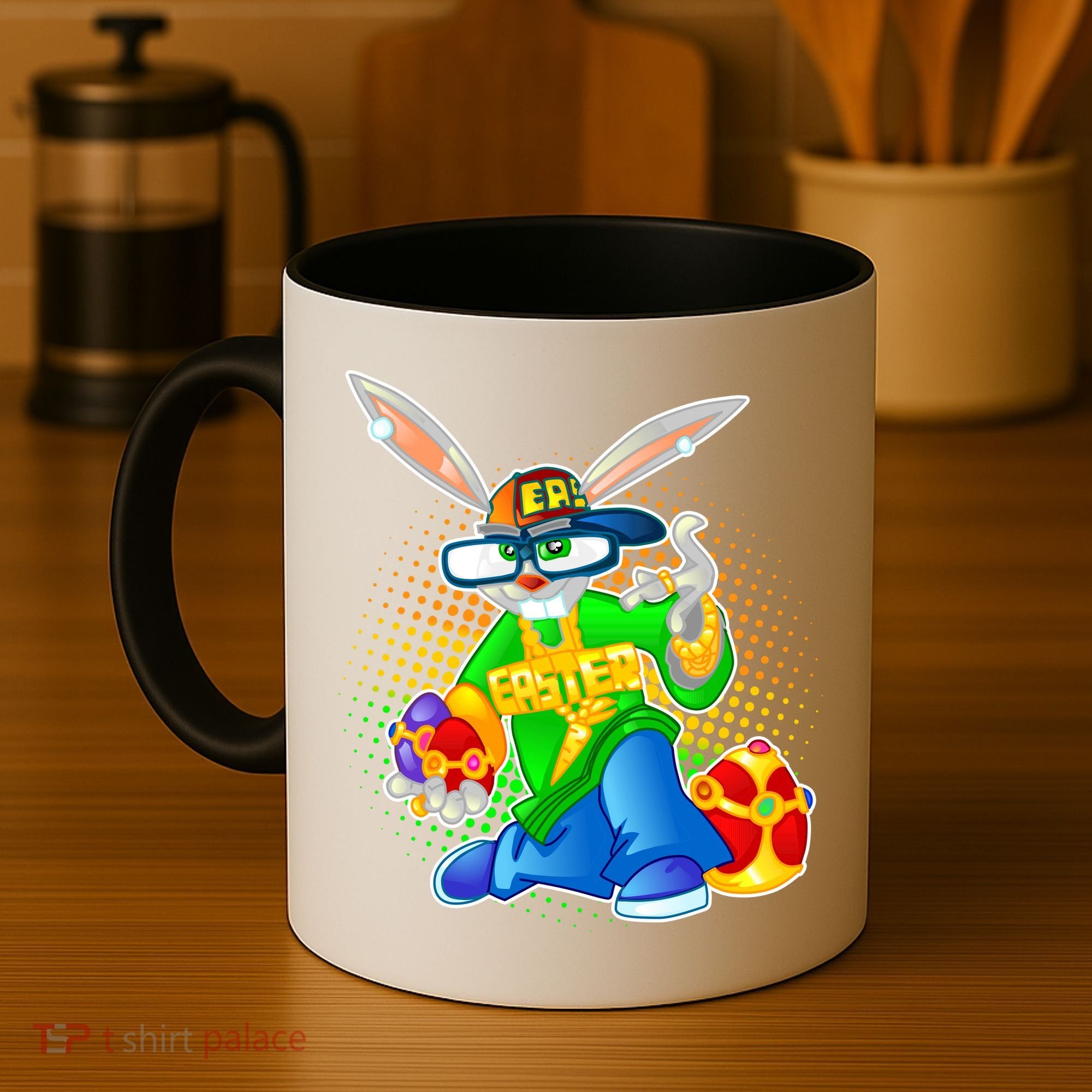 Blinged Easter Bunny Coffee Mug