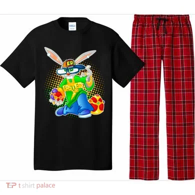 Blinged Easter Bunny Pajama Set