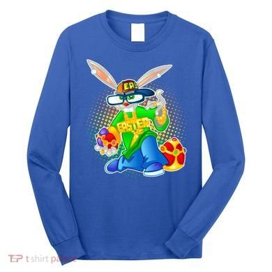 Blinged Easter Bunny Long Sleeve Shirt