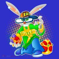 Blinged Easter Bunny Long Sleeve Shirt thumb 2