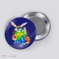 Blinged Easter Bunny Button thumb 0