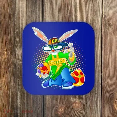 Blinged Easter Bunny Coaster