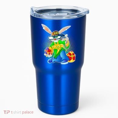 Blinged Easter Bunny Tumbler