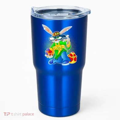 Blinged Easter Bunny Tumbler