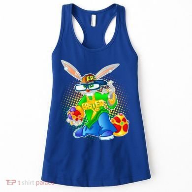 Blinged Easter Bunny Women's Tank Top