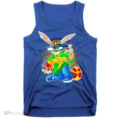 Blinged Easter Bunny Tank Top