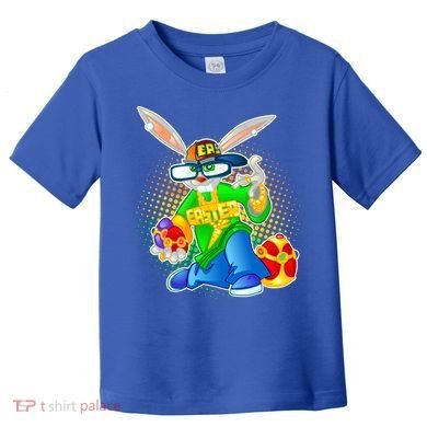 Blinged Easter Bunny Toddler T-Shirt