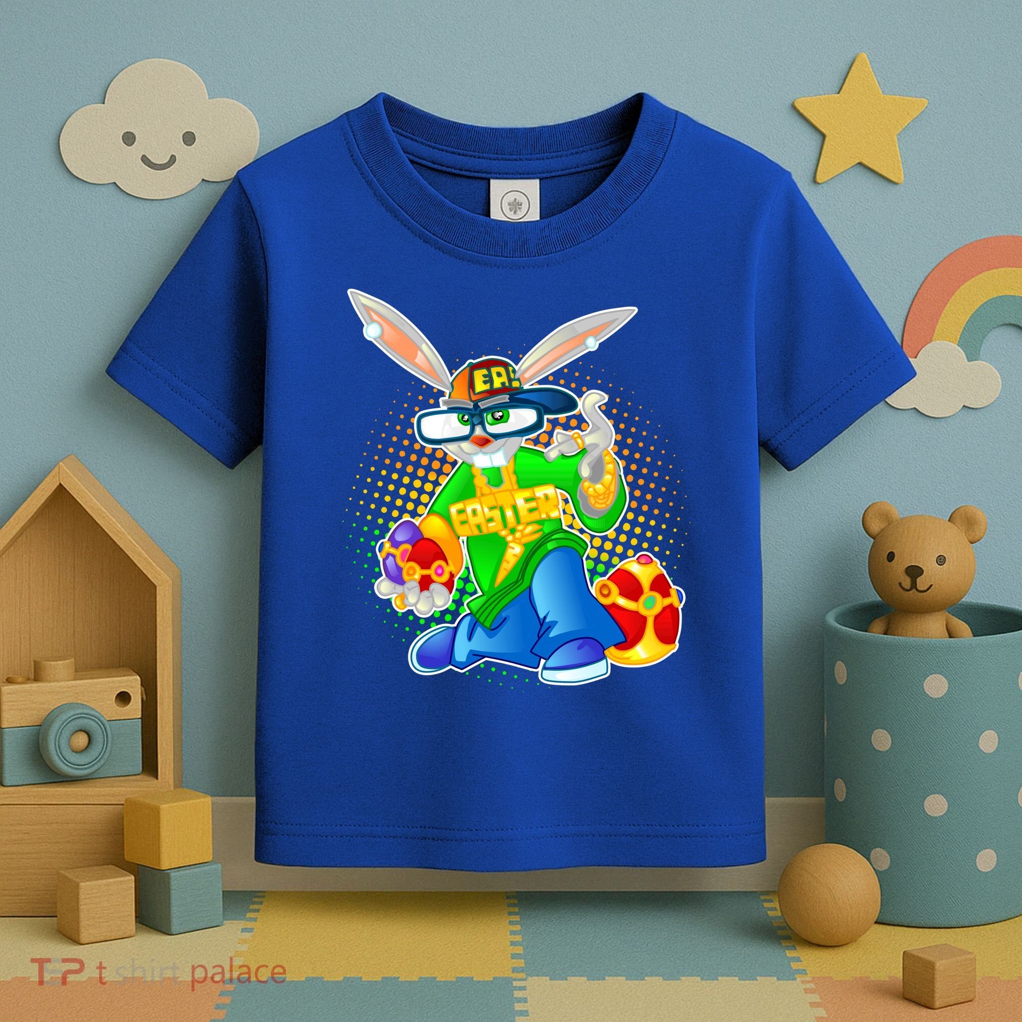 Blinged Easter Bunny Toddler T-Shirt