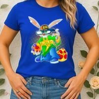 Blinged Easter Bunny Women's T-Shirt thumb 2