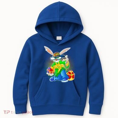Blinged Easter Bunny Kids Hoodie