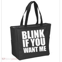 Blink If You Want Me Tote Bag thumb 2
