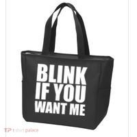 Blink If You Want Me Tote Bag thumb 3