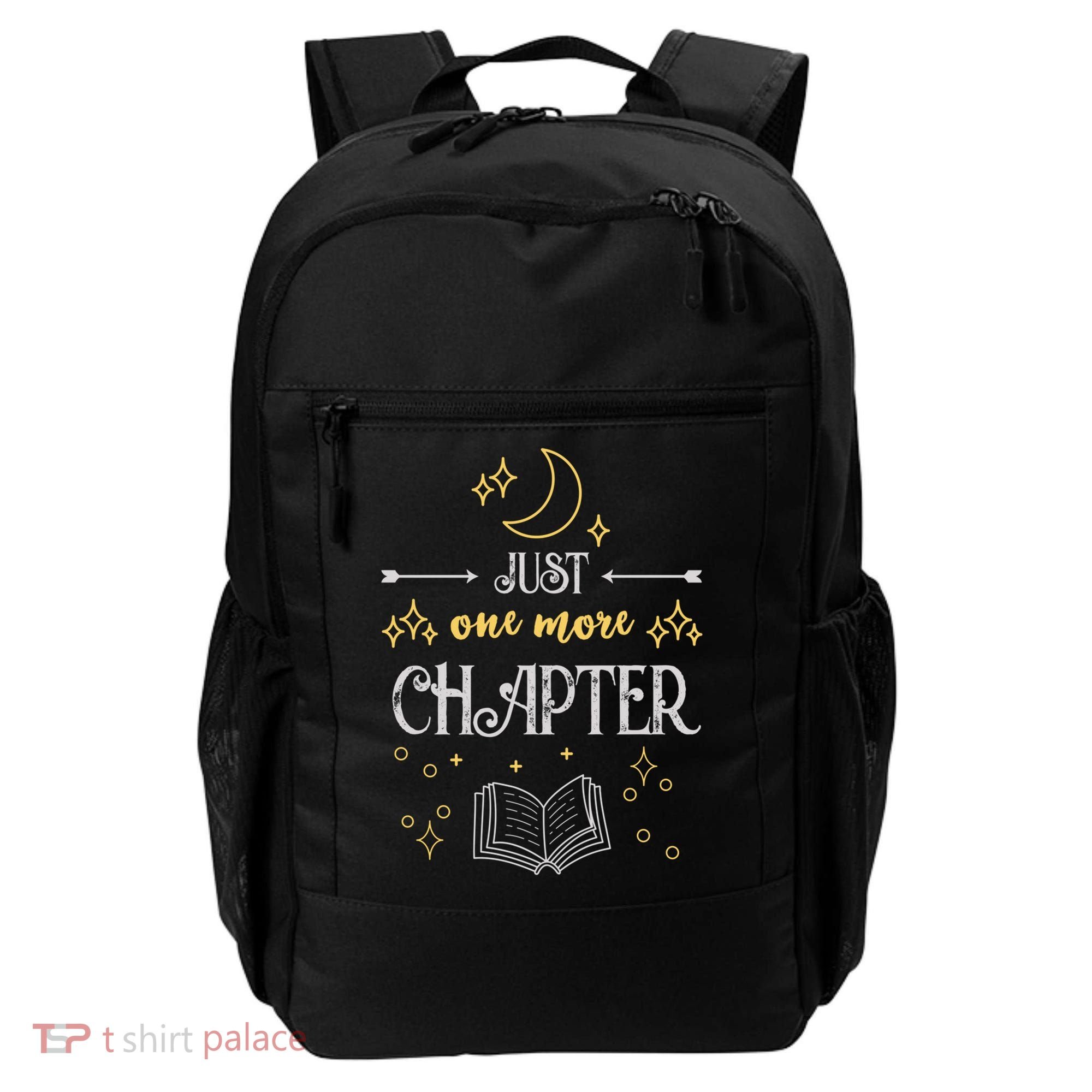 Book Lover Just One More Chapter Bookworm Gift Backpack