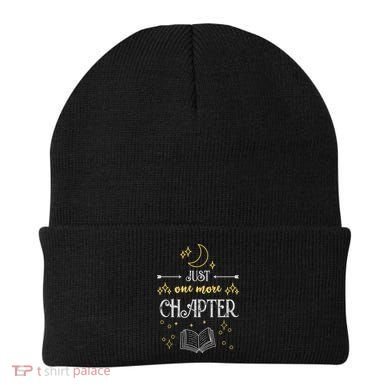 Book Lover Just One More Chapter Bookworm Gift Beanie