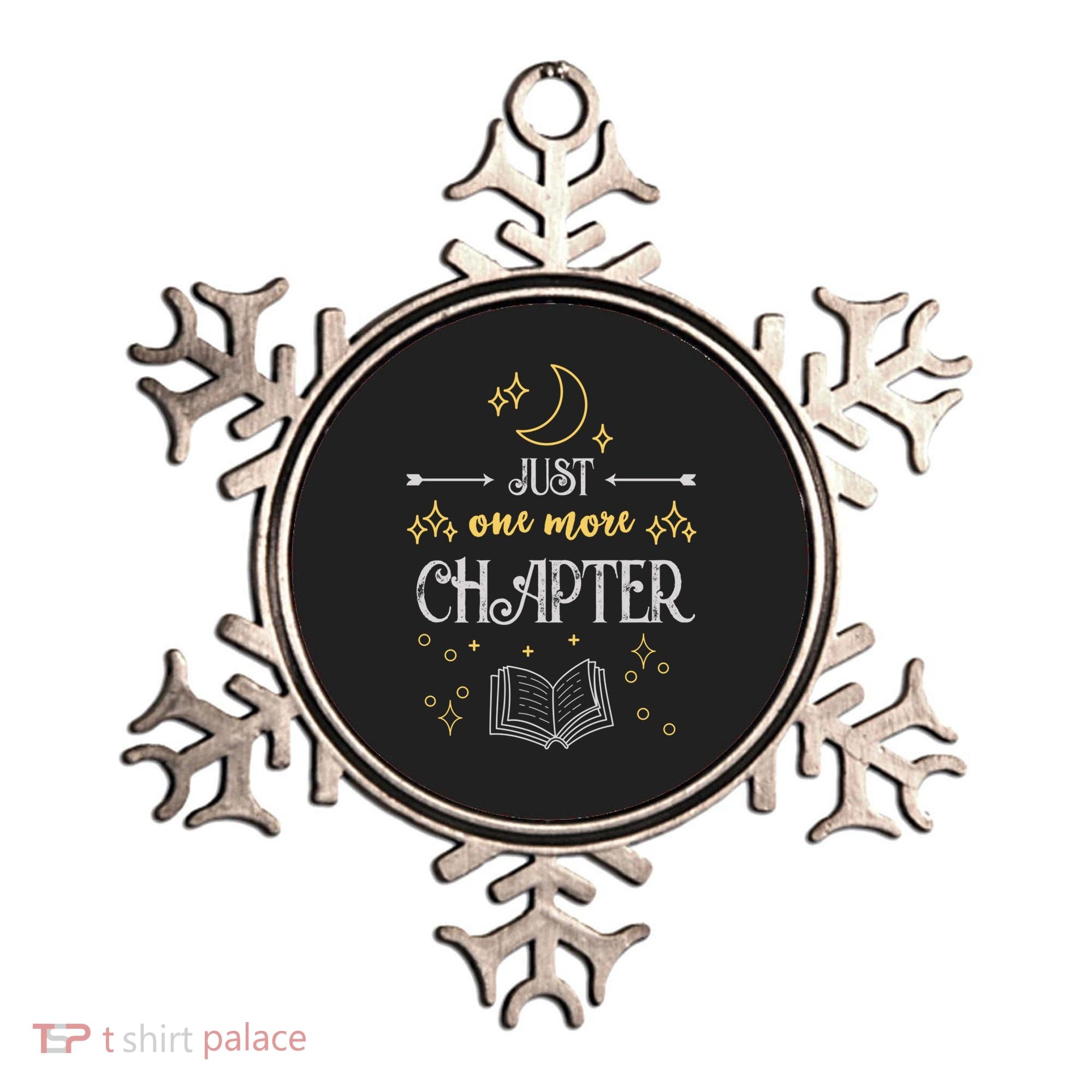 Book Lover Just One More Chapter Bookworm Gift Ornament
