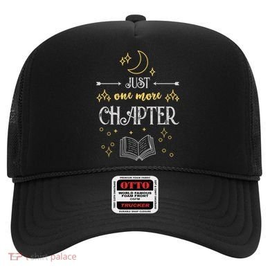 Book Lover Just One More Chapter Bookworm Gift Hat