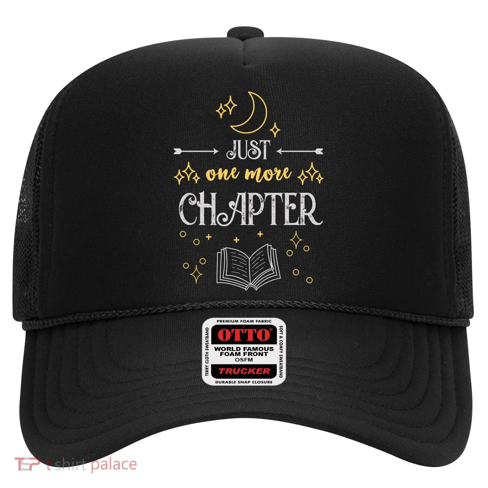 Book Lover Just One More Chapter Bookworm Gift Hat