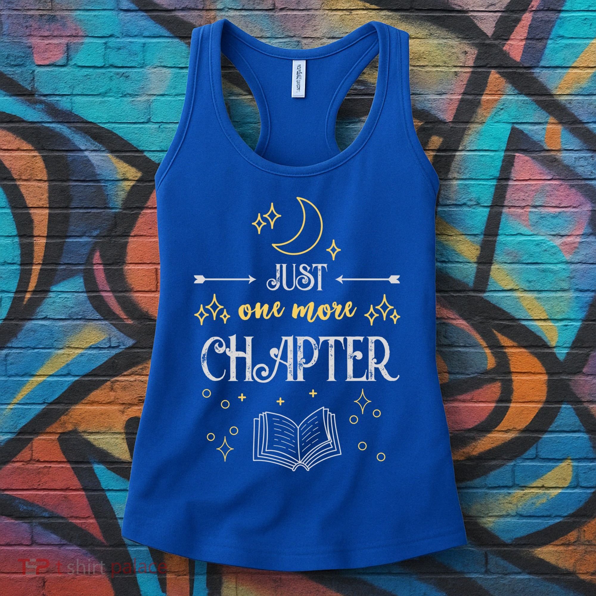 Book Lover Just One More Chapter Bookworm Gift Women's Tank Top