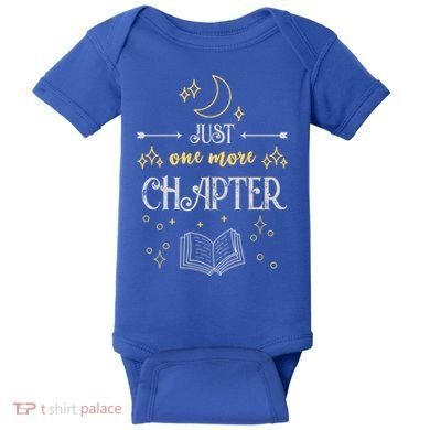 Book Lover Just One More Chapter Bookworm Gift Baby Bodysuit