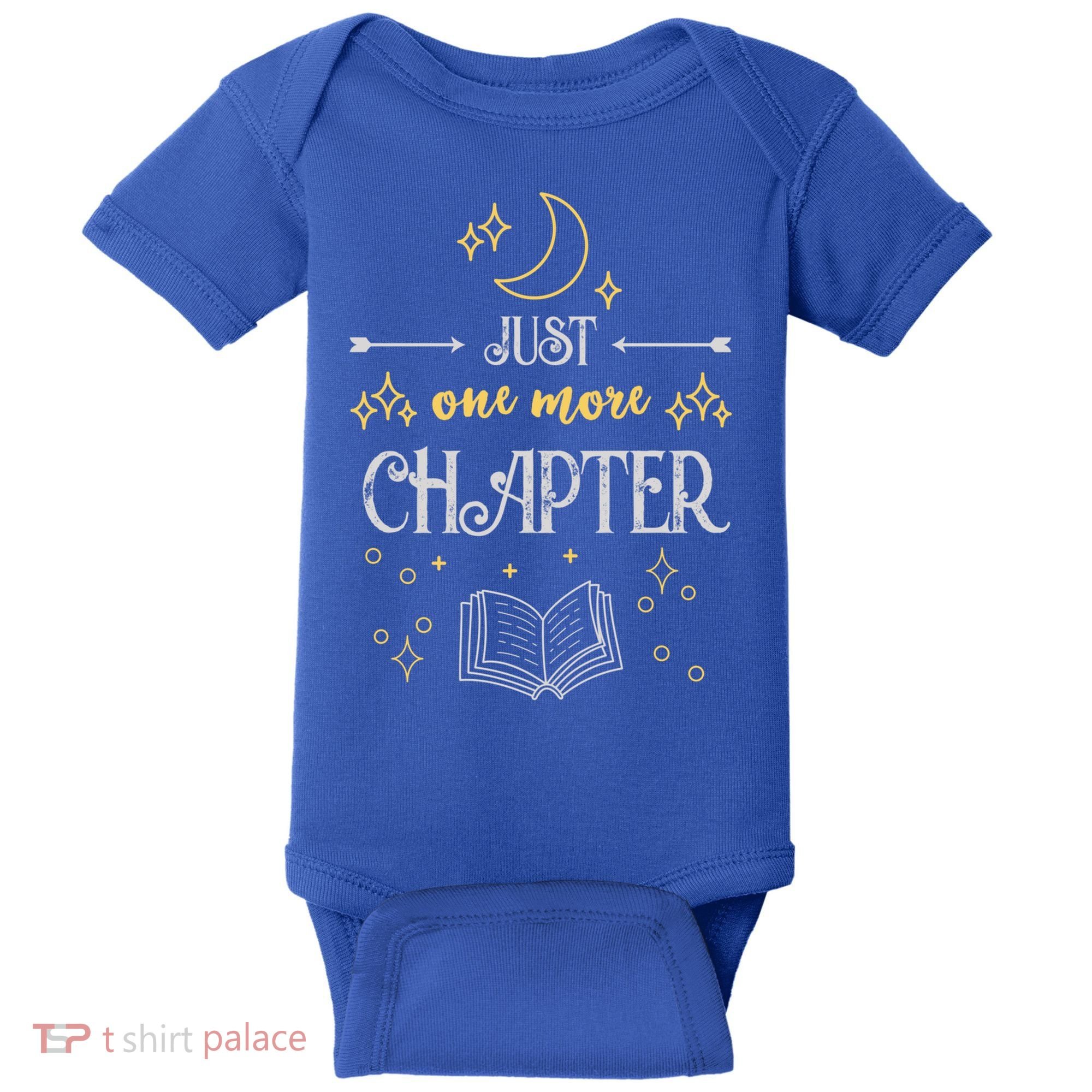 Book Lover Just One More Chapter Bookworm Gift Baby Bodysuit