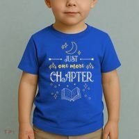 Book Lover Just One More Chapter Bookworm Gift Toddler T-Shirt thumb 2