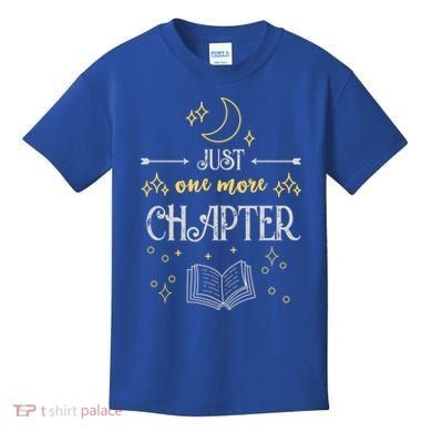 Book Lover Just One More Chapter Bookworm Gift Kids T-Shirt