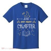Book Lover Just One More Chapter Bookworm Gift Kids T-Shirt thumb 0