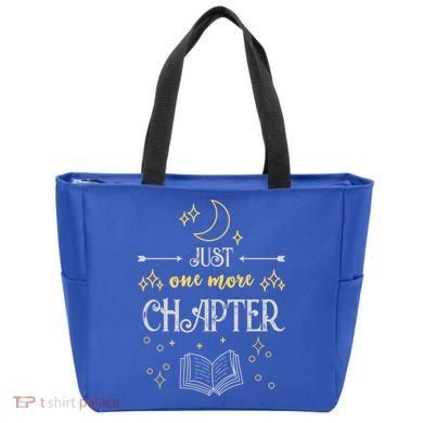 Book Lover Just One More Chapter Bookworm Gift Tote Bag
