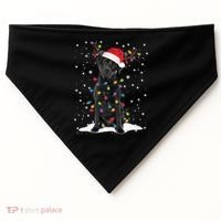 Black Lab Labrador Christmas Tree Light Pajama Dog Xmas Gift USA-Made Doggie Bandana thumb 0