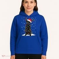 Black Lab Labrador Christmas Tree Light Pajama Dog Xmas Gift Hoodie thumb 5