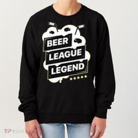 Beer League Legend Hockey Gift Women's Sweatshirt thumb 0