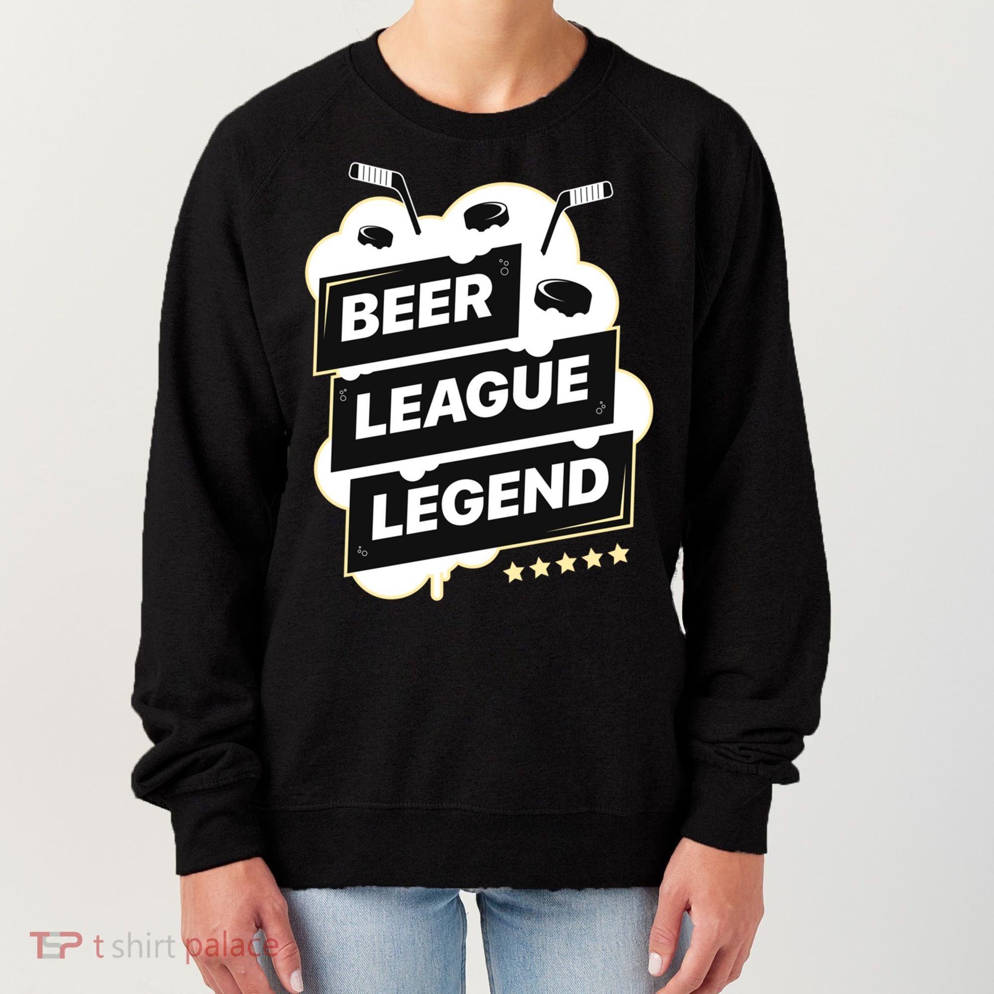 Beer League Legend Hockey Gift Women's Sweatshirt