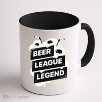Beer League Legend Hockey Gift Coffee Mug thumb 1