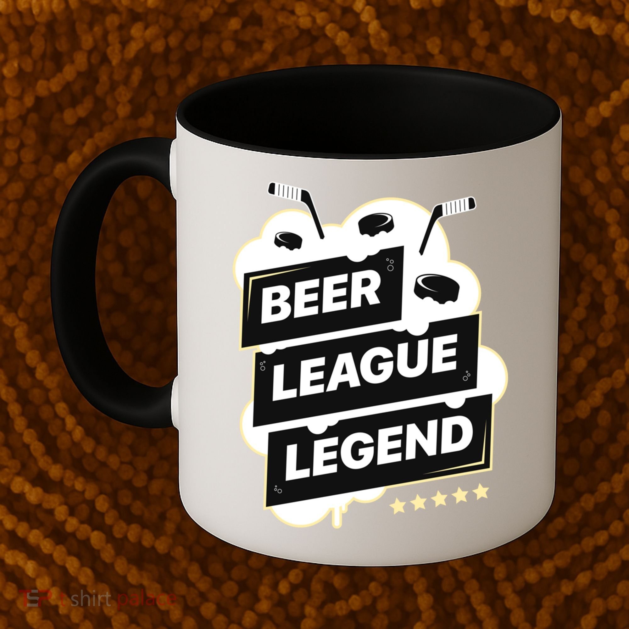 Beer League Legend Hockey Gift Coffee Mug