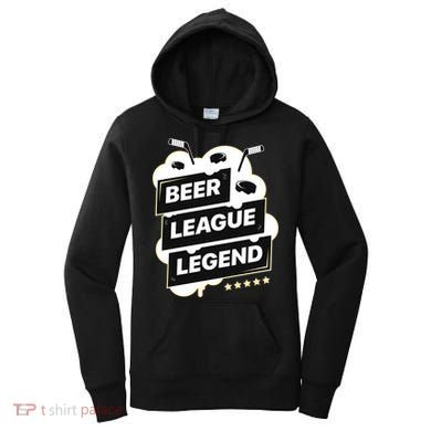 Beer League Legend Hockey Gift Women's Hoodie