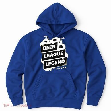 Beer League Legend Hockey Gift Hoodie
