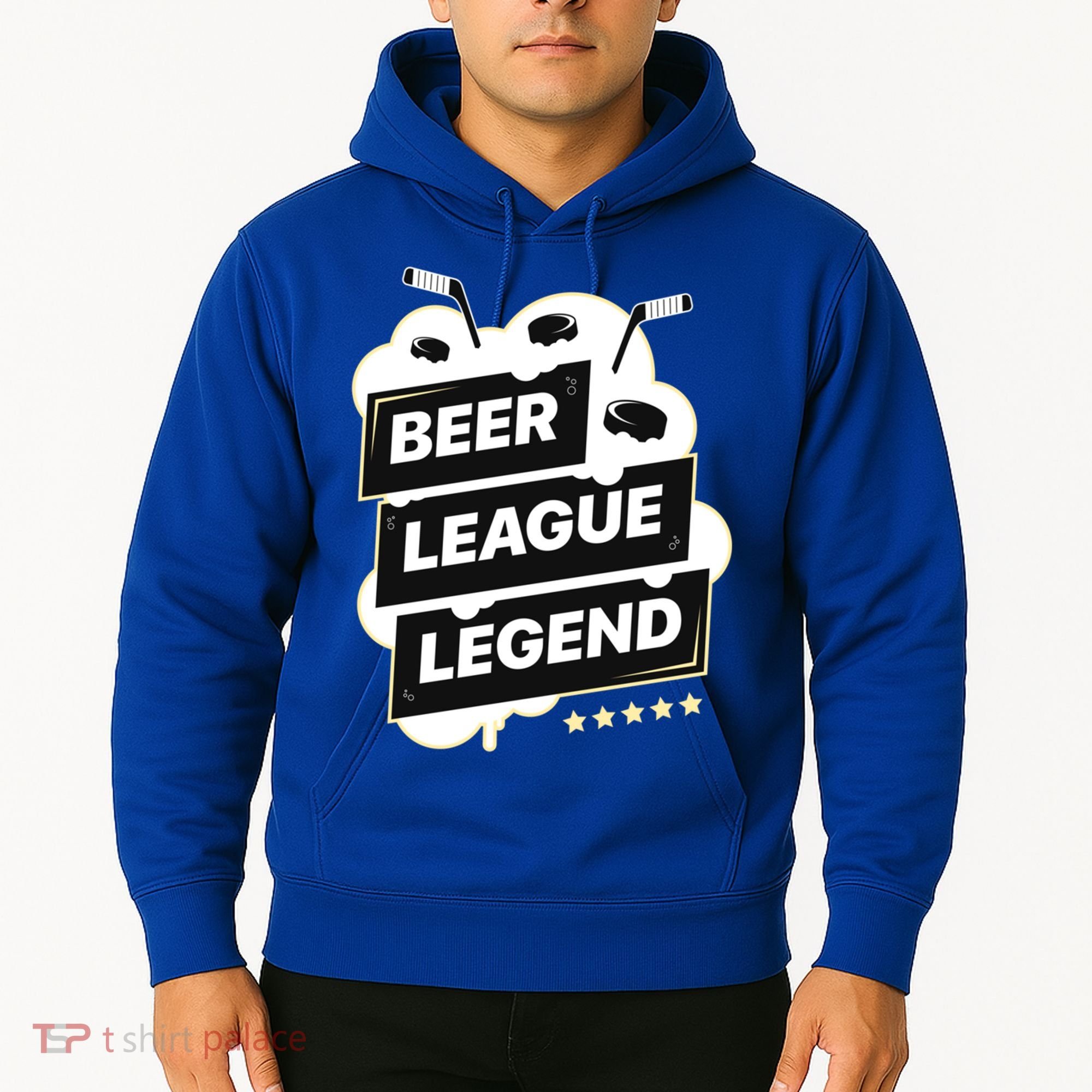 Beer League Legend Hockey Gift Hoodie